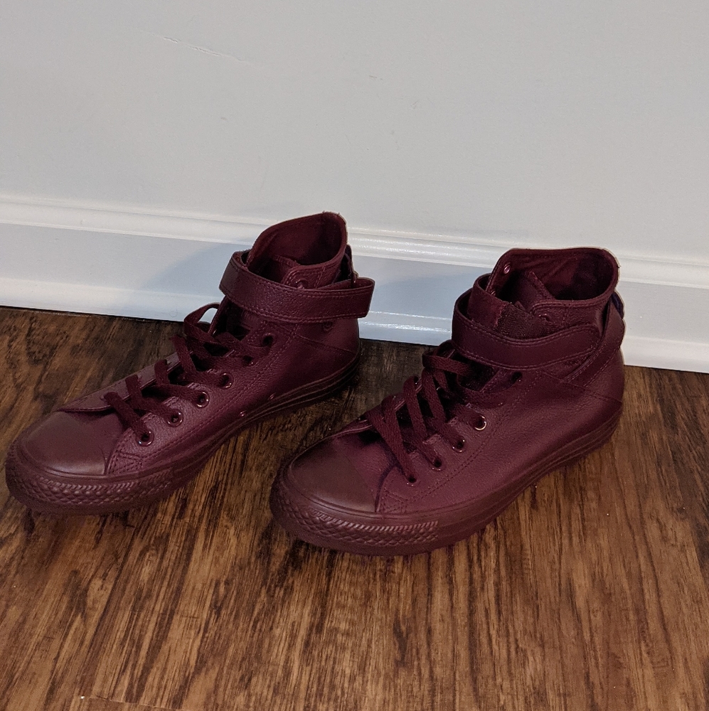 SOLD- Chuck Taylor Maroon High Top
